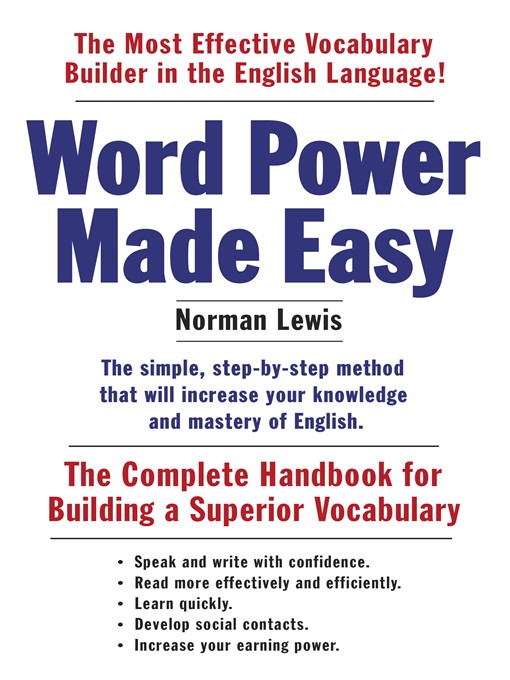 Title details for Word Power Made Easy by Norman Lewis - Wait list